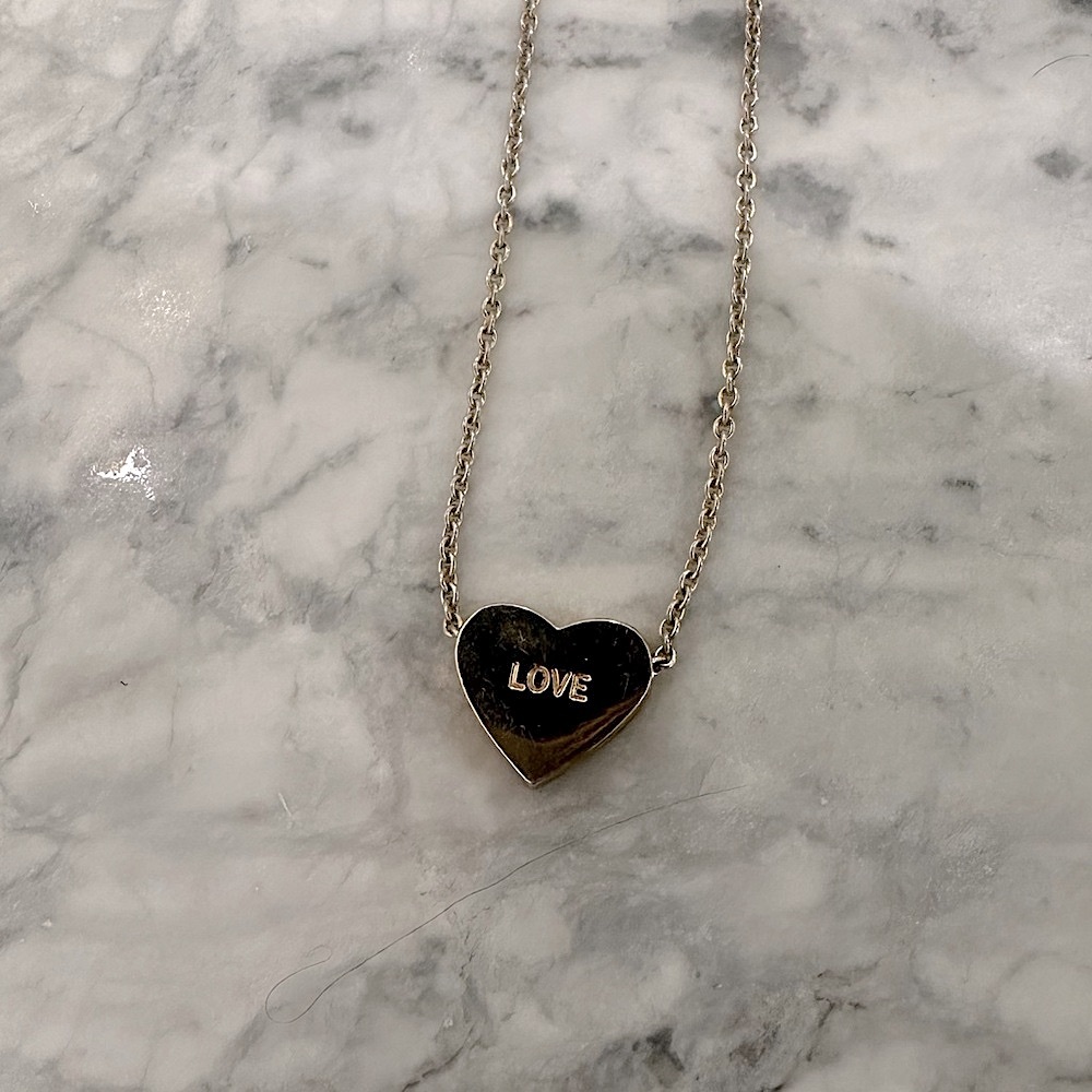 Kate Spade LOVE Gold Heart Necklace